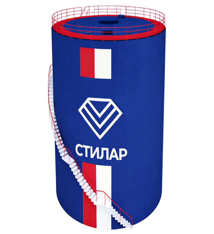 Цельносварной резервуар РВС для ГСМ 5 м³ от завода-производителя